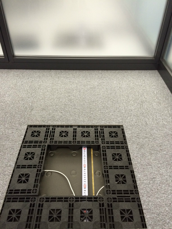 入居後の工事でも遅くない！～OAフロア工事を実況中継～