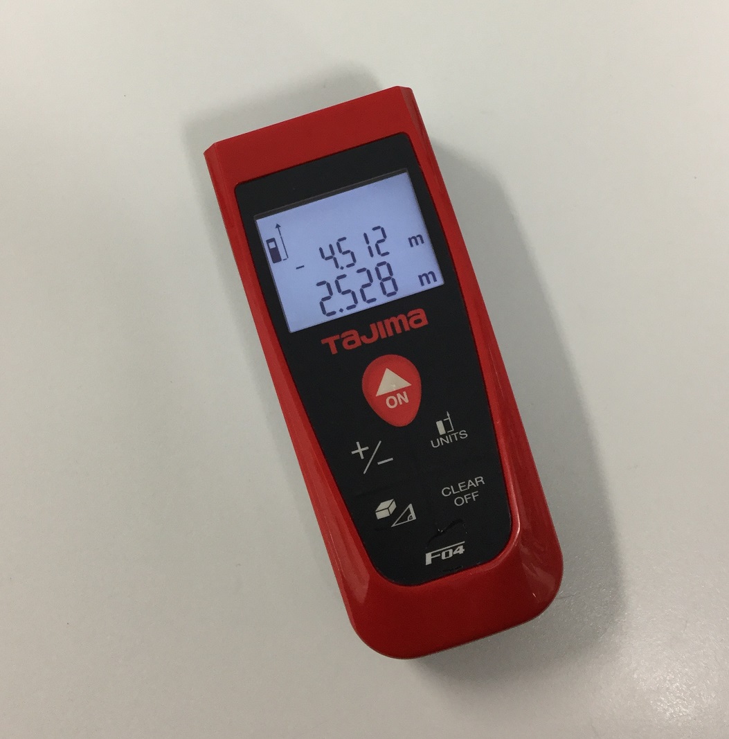 採寸作業が誰でもできる！レーザー距離計の使い方
