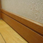 皆様、巾木ってご存知ですか？  読み方は「はばき」です