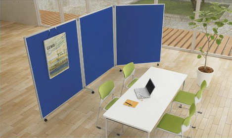 オフィスのユーティリティープレイヤー、ローパーティションの活用法