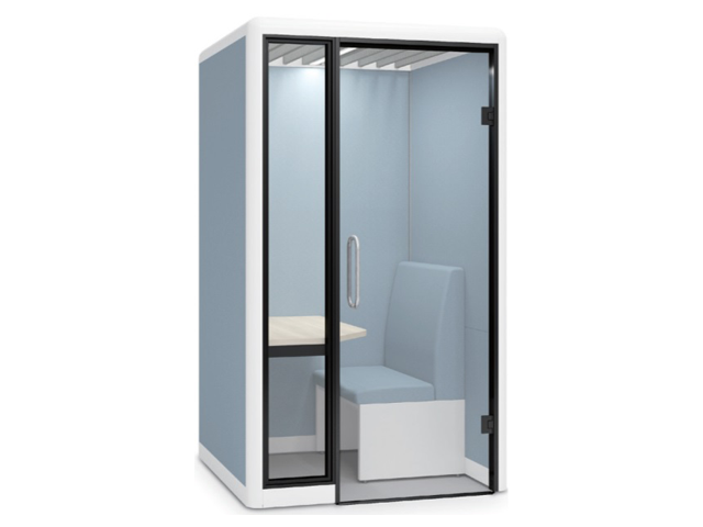 【家具ショールーム見学 オカムラ】半オープンタイプの個室ブース スノーハット（SnowHut）