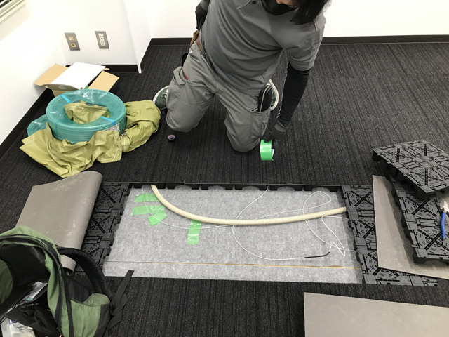 大事な光配線を保護するために～PF管施工事例～