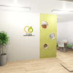 造作木材を使用したエントランス工事をご紹介