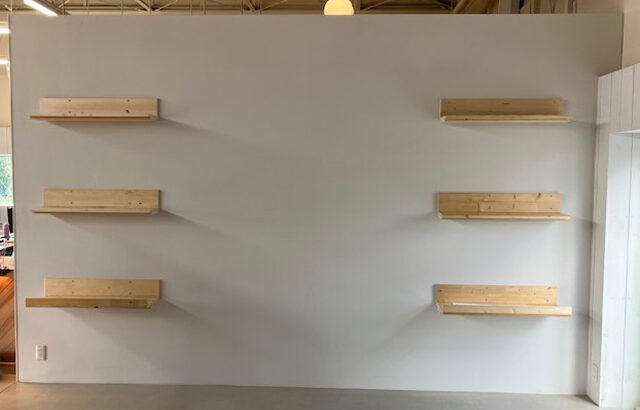 現場で余った端材で、棚をつくる～材料の廃棄をリデュースするのも小さなSDGs